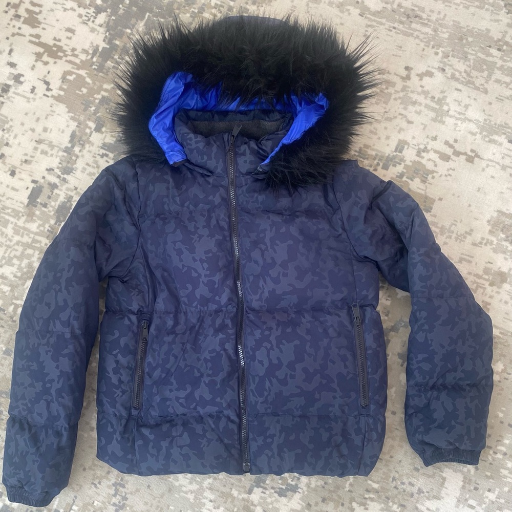 Gap puffer jacket Size S Navy